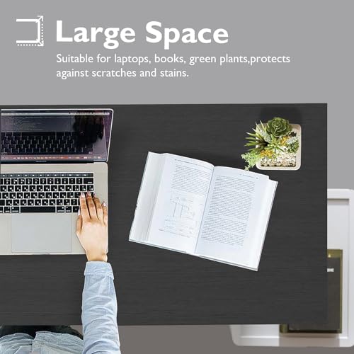 BestOffice Computer Desk,Home Office Desk, Modern Simple Style for Home Office Study Writing (Black, 32 Inch) - color: Black, size: 32 Inch