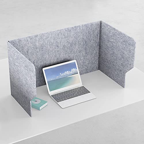 Desk Dividers Desk Panel Desktop Privacy Panel, 24" 32" 40" Freestanding Stand Up 3 Panels Privacy Acoustic Panel, Sound Absorbing Acoustic Desk Divider For Remote Office ( Size : 60cm(23.6in) ) - size: 60cm(23.6in)