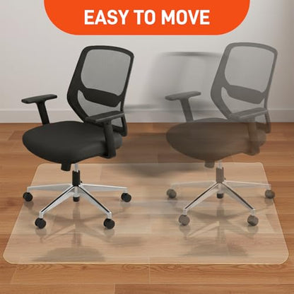 Winado Office Chair Mat, 30 x 48 in Non-Slip Hard Floor Mat for Desk Chair - size: 30" x 48" for Hardfloor