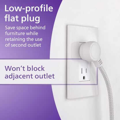 Philips Desktop Charging Station, 2 AC Outlet Extender, 2 USB-A, 1 USB-C