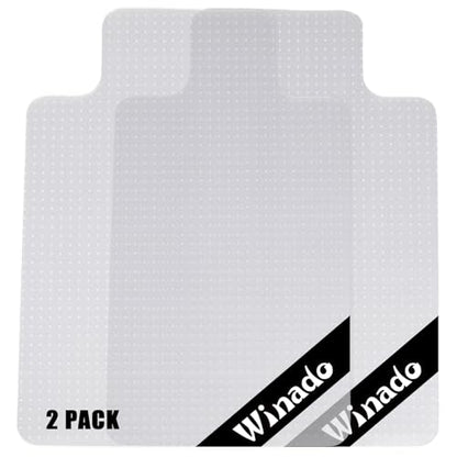 Winado Office Chair Mat, 36 x 48 in Non-Slip Carpet Floor Protector, 2 Pack - size: 36" x 48" for Carpet with Lip (2 Pack)