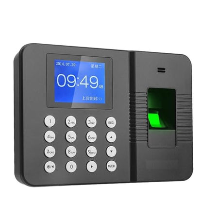 Fingerprint Time Clock, Time Clock,Attendance Machine Work Punch Card Machine Fingerprint Recognition Sign-in Machine,3960z-1 - color: 3960z