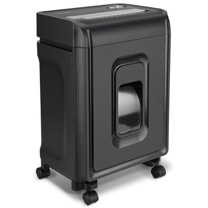 Aurora AU1270XA Professional Grade 12-Sheet Security P-4 Cross-Cut Paper and Credit Card/ 20 Minutes Continuous Run Time Shredder - style: 12-Sheet CrossCut Black