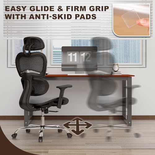 Upgraded 2mm Thick Clear Office Chair Mat, 59"x75" Vinyl Floor Mat - color: Clear, size: 60"x75"