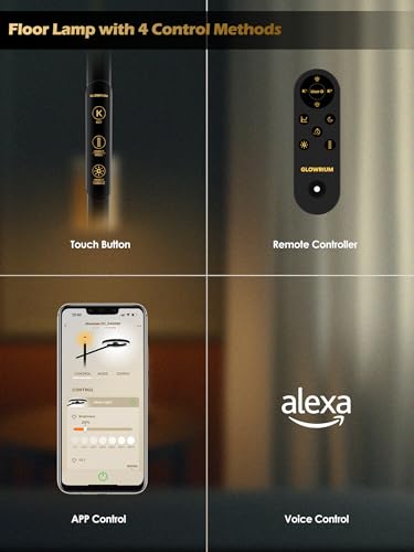 10000 Lux Light Therapy Lamp, Smart Floor Sunlight Lamp, Happy Therapy Lamp | UV-Free Full Spectrum LED Floor Lamp, Alexa/Remote/App Control, 7 Brightness & 4 Color Temps, Task Lamp Reading Floor Lamp - style: Smart (H1)