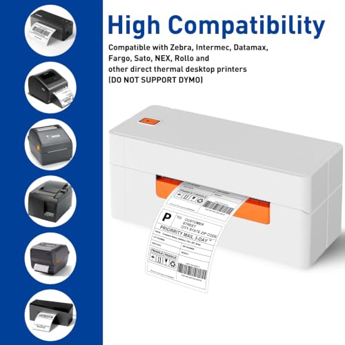 ESSENTIAL 4" x 4" Direct Thermal Shipping Labels (350 Labels, 1 Roll) - size: 4"x4"