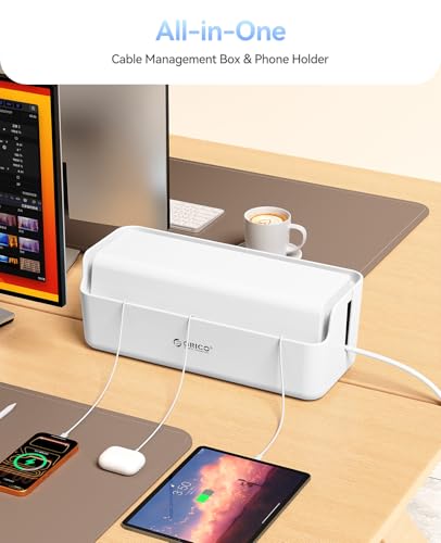 ORICO Cable Management Box, Keeping Cords Tidy and Protected from Damage