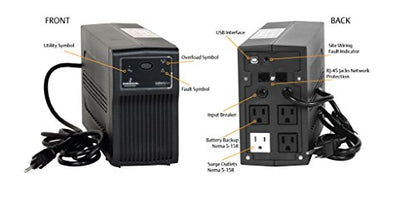 Vertiv Liebert 650VA 390W Line-Interactive UPS (PSA650MT3-120U) - size: 650VA