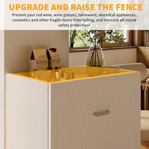 GAOMON Folding Computer Desk with Storage Shelves, Extension Computer Table, Space Saving Table ith Extendable Drop-Leaf for Small Spaces, Home Office, Gaming, Bedroom, White