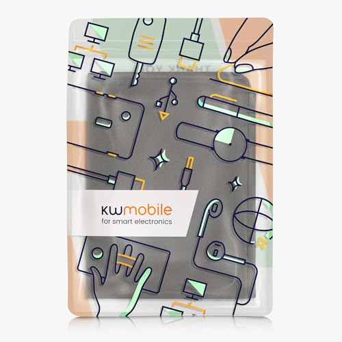 kwmobile Dust Cover Compatible with HP LaserJet MFP M140w - Printer Case - Fabric Protector Cover - Dark Grey