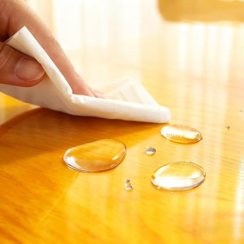 Clear Desk Mat 36 x 72 Inch, 1.5mm Thick Clear Table Protector, Protector for Dining Room Table, Waterproof Vinyl Tablecloth Pad Mat for Kitchen, Dresser, Writing Desk - size: 72" x 36"