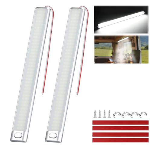 Nilight LED Interior Light Bar 2PCS 15.4 Inch Strip Light White - color: White Interior Lights-15.4" 2PCS