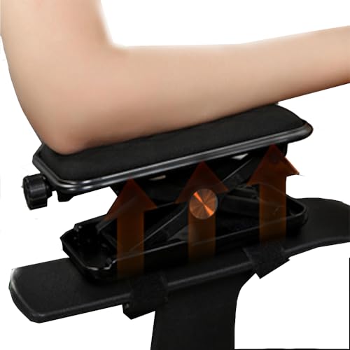 Office Chair Armrest Mouse Pad for Chair Arm Rest Extender Mouse Tray Arm Chair Support for Elbows Wrist Rest Hand Support