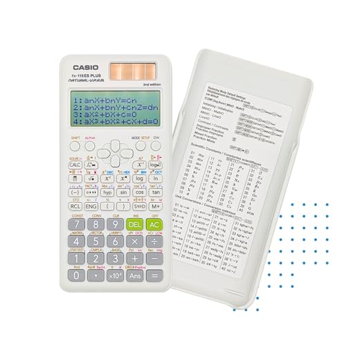 Casio fx-115ES Plus 2nd Edition – Advanced Scientific Calculator | 252+ Functions, Natural Textbook Display℠ | Ideal for Math, Science, Engineering & Statistics