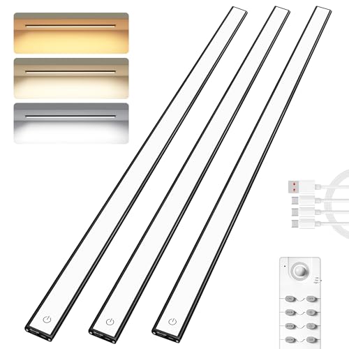 Under Cabinet Lighting,Under Counter Lights for Kitchen,Closet,80CM,3Pack - size: 80CM-3PCS