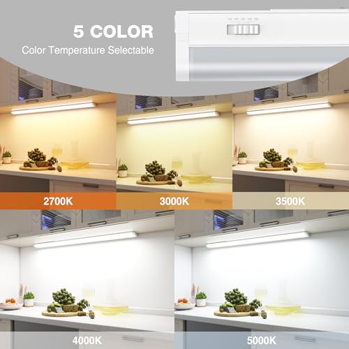 24inch Linkable Under Cabinet Lighting Hardwired Plug-in,Wired LED,1pack - color: 1 Pack, size: 24 INCH