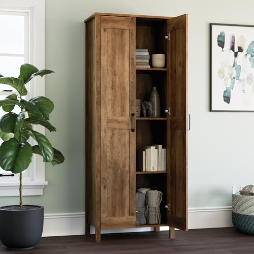 Sauder Miscellaneous Storage Cabinet, Rural Pine Finish - color: Rural Pine