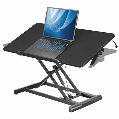VIVO Black 36 in Tilting Stand Up Desk Converter, DESK-V036T