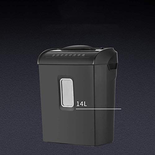 Mini Paper Shredder-6 Sheet Crosscut Paper，CD and Credit Card， Basket Shredder, 5 Minutes Continuous Run Time