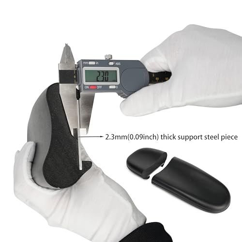 Office Chair Replacement Armrest Arm Pads Caps Univeral 4" 5.5" Mounting Hole 1 Pair, MingYi.Office