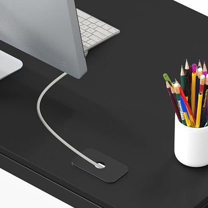 SHW 55-Inch Commercial-Grade Office Computer Desk, Black - color: Black, size: 55-Inch