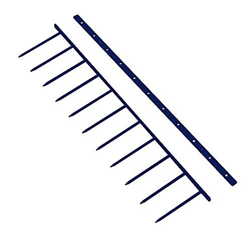 11-Inch x 2-Inch Velobind Binding Spines - VBH1102 - Durable - 11 Pins Per 11-Inch Long Spine - Pre-Sized to Fit Letter-Sized Paper - Compatible with Velobind Binding Machines - 100 per Box - color: Navy