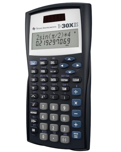 TI-30XIIS Scientific Calculator Texas Instruments, Black - color: Black