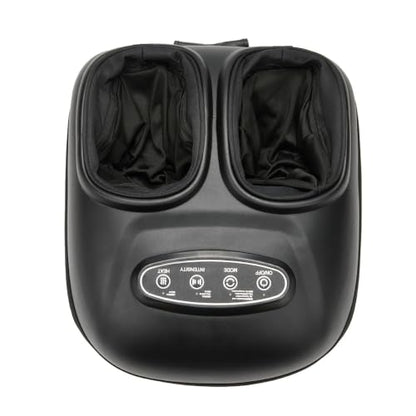 LINGTENG Foot Massager, Heated Foot Massager (Agate Black) | Deep Kneading-Detachable Washable-Home Office Underdesk-Men Women Parent Senior-Birthday Anniversary Christmas Valentine Gift - color: Agate Black