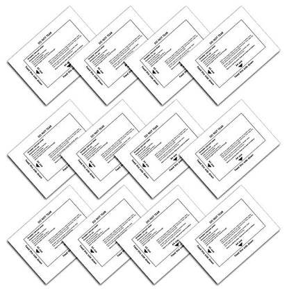 12Pcs Paper Shredder Lubricant Oil Sheets for Heavy Duty Microcut Shredders | Shredder Sharpening & Cleaning Sheets, Reduce Jams and Static – Used for Paper Shredders for Home and Office - size: 12PCS