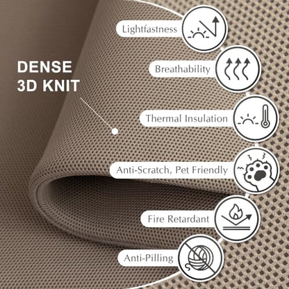 DECOLAB Standing Room Partition, Portable Wall Panel, 29"x65", Taupe - color: Taupe