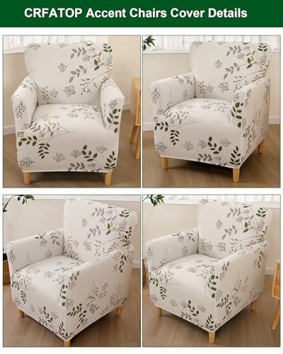 CRFATOP Accent Chair Cover, Stretch Armchair Slipcover for Living Room - color: Color A20