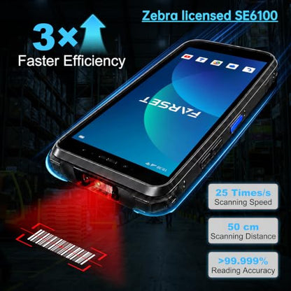 FARSET F20X Android Barcode Scanner PDA Handheld 1D/2D/QR Scan Zebra SE6100