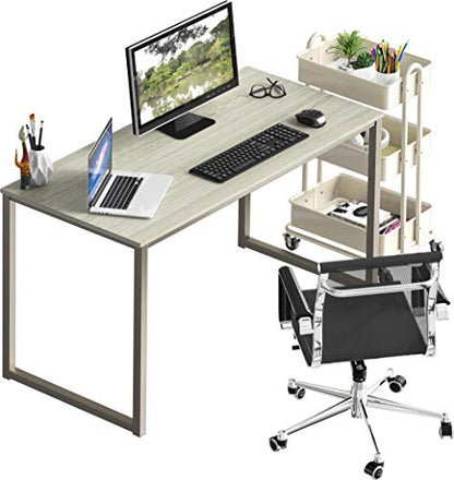 SHW Mission 40-Inch Home Office Computer Desk, Maple - color: Maple, size: 40-Inch