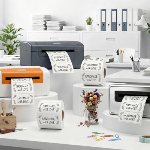 2" x 1" Direct Thermal Label-1000 Labels Printer Labels for Barcode, Waterproof & Adhesive, Perforated Compatible with Rollo and Zebra Desktop Printers(NO BPA and BPS) - size: 2" x 1", style: 1 Roll