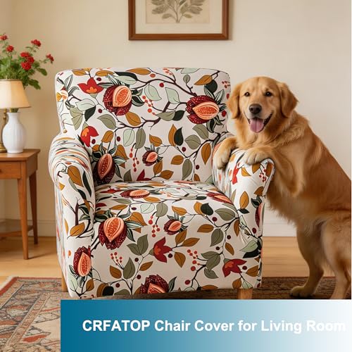 CRFATOP Accent Chair Cover, Stretch Armchair Slipcover for Living Room - color: Color A25