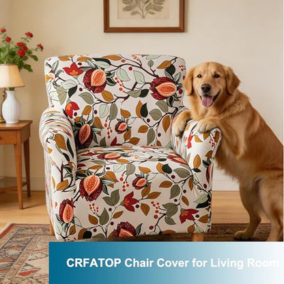 CRFATOP Accent Chair Cover, Stretch Armchair Slipcover for Living Room - color: Color A25