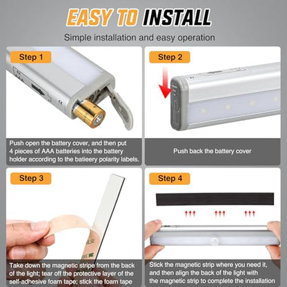 Nilight RV Step Lights 2PCS LED RV Exterior Lighting for Travel Camper - color: White RV Step Light-7.48" 2PCS