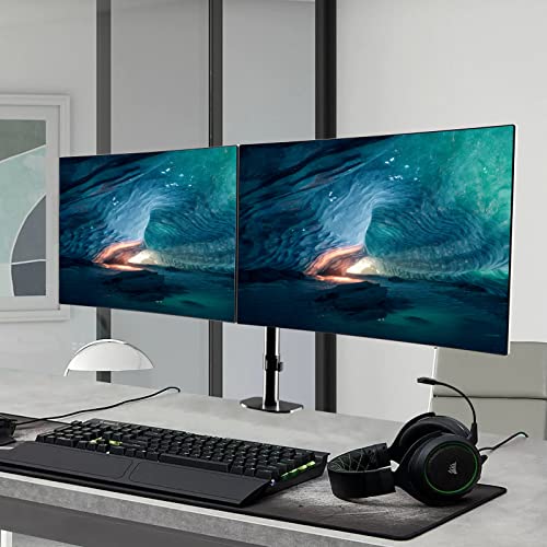 Pholiten Dual Long Monitor Stand Desk Mount for 13-32" Screen - style: dual arm