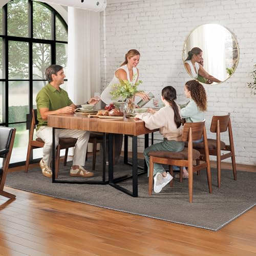 Transformer Table to Desk, Royal Brown | Dining Table to Computer Desk, Work-from-Home Office, Gaming Desk, Study Desk, Space-Saving Furniture - color: Royal Brown