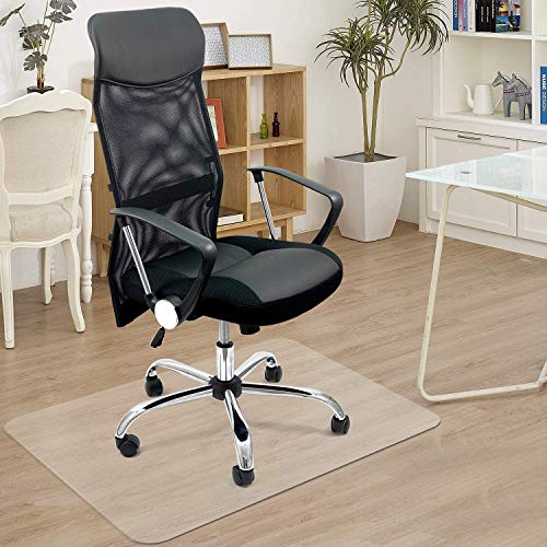 Azadx Office Chair Mat for Hardwood Floor 30 x 48'', Small Chair Mats Clear | Easy Glide on Hard Floors, Rolling Chairs Mat Plastic Mats Under Desk Chairs, Anti-Scratch, Protect the Floor, Easy Clean - size: 30 x 48'' Rectangle