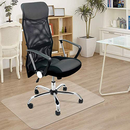 Azadx Large Chair Mat for Hardwood Floor 48 x 48'', Clear Office Chair Mat | Plastic Office Mat for Wood/Tile Floor, Smooth Glide, Anti-Scratch, Protect the Floor, Easy Clean, Smooth Glide - size: 48 x 48'' Square