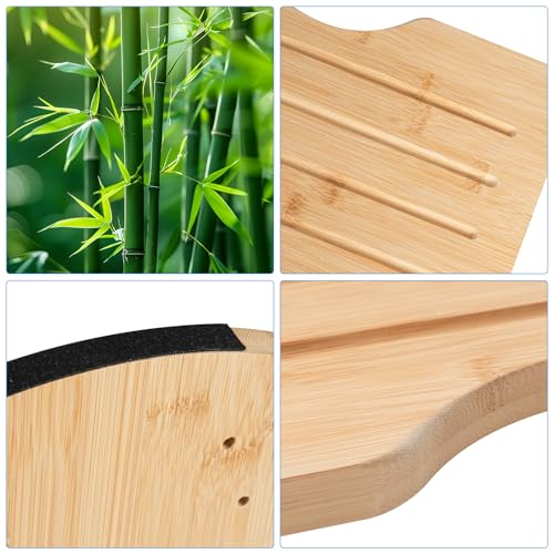 Bamboo Foot Rest for Under Desk at Work