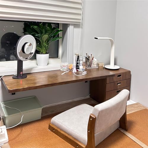 Wall Mounted Folding Table,Fold Down Table Wall Mounted,Laundry Room Table for Folding Clothes,Foldable Floating Mount Desk for Small Spaces,Home Office,Kitchen Dining