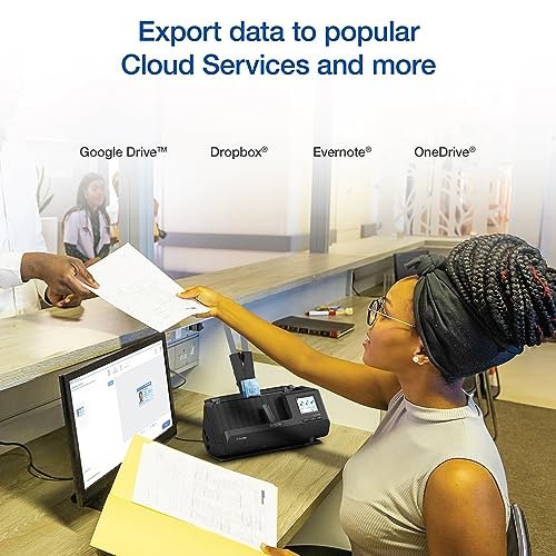 Epson Workforce ES-C380W Wireless Compact Desktop Document Scanner with 2-Sided Scanning and Auto Document Feeder (ADF) for PC and Mac