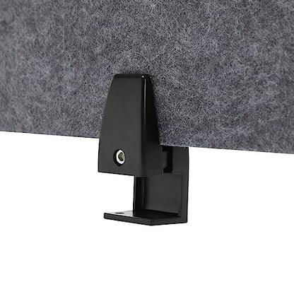 2 PCS Acoustic Desk Divider Privacy Panel Desk Divider Desk Partition Noise Reducing Mounted Sound Proof Dividers for Office Reduce Noise 60" x 16" Dark Grey - size: 2 PCS 60"*16" Dark Grey