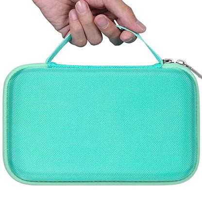 khanka Case for Phomemo M221/M220/M110/M110s Bluetooth Label Maker,Green | EVA Hard Shell, Mesh Pocket Accessory Storage, Impact Resistant Protection, Water Resistant Protection, Protective Case Only - color: Green