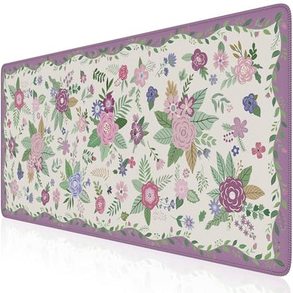 HAOCOO Purple Cloud Desk Pad, 35.4" x 15.7" Desktop Matt for Home Desk - color: D-purple, size: 35.4" x 15.7"