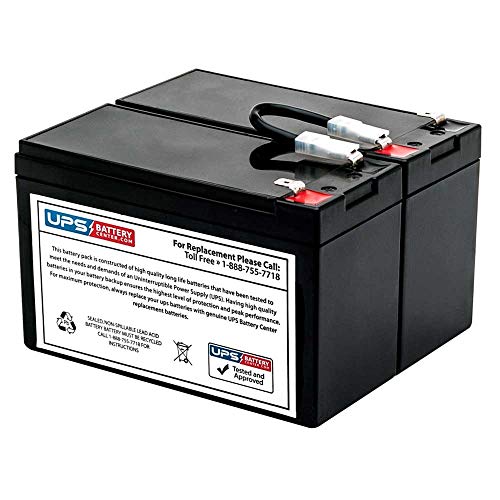 APC Back-UPS RS 1300 LCD BR1300LCD Compatible Replacement Battery Pack by UPSBatteryCenter