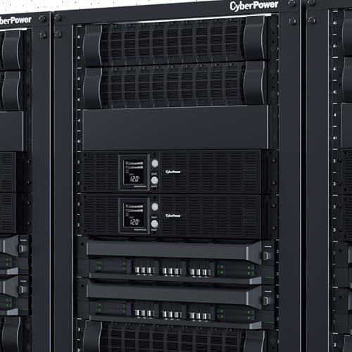 CyberPower OR2200PFCRT2U PFC Sinewave UPS Battery Backup | 2000VA/1540W, 8 Outlets, AVR, 2U Rack/Tower, UL Certified - style: 2000VA 20A