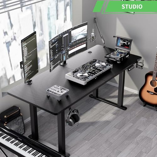 X-Win 71" Electric Standing Desk, 4-Leg Height Adjustable Gaming Desk - size: 71 inches - Standard